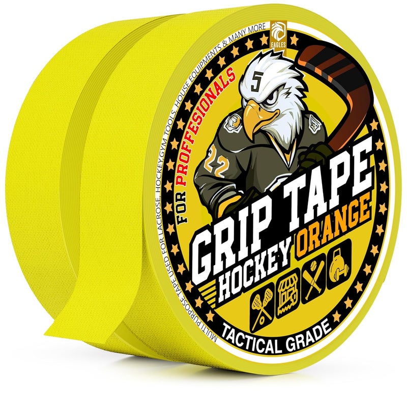 Eagle's Hockey Tape Multipurpose Cloth Tape Roll for Lacrosse Baseball & Softball Bats, Rackets, Pullup Bars, Gardening Tools, Sports Gift Perfect for Wrist, Ankle, Foot, Knee and Hand Taping - Image 1